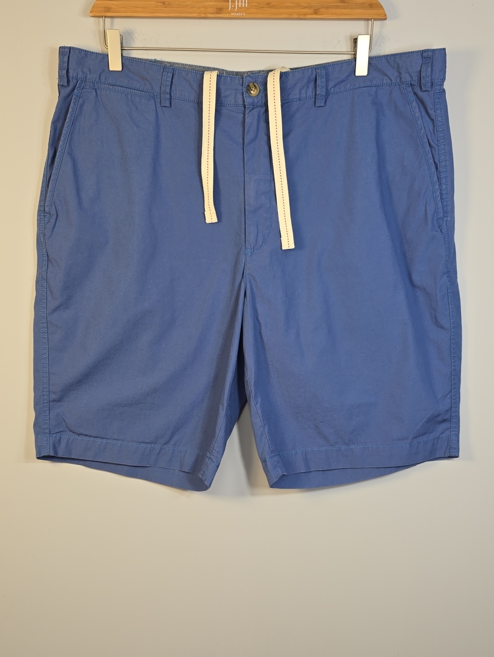 Polo Ralph Lauren Flat Front Shorts Periwinkle Blue Inner Drawstring Size 40 Men